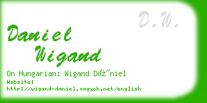 daniel wigand business card